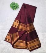 Semi Mysore Crape Silk Saree