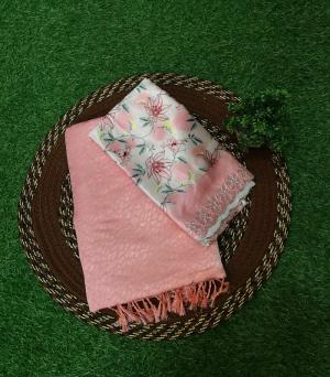 Delicate Blossom Saree with Designer Blouse